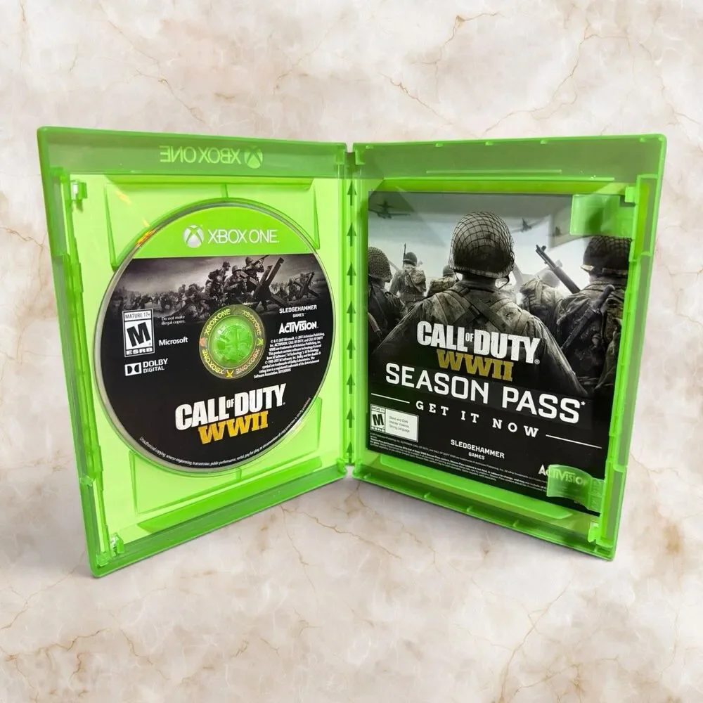 Call of Duty: World War 2 WW2 (Xbox One, 2017) - Complete In Case